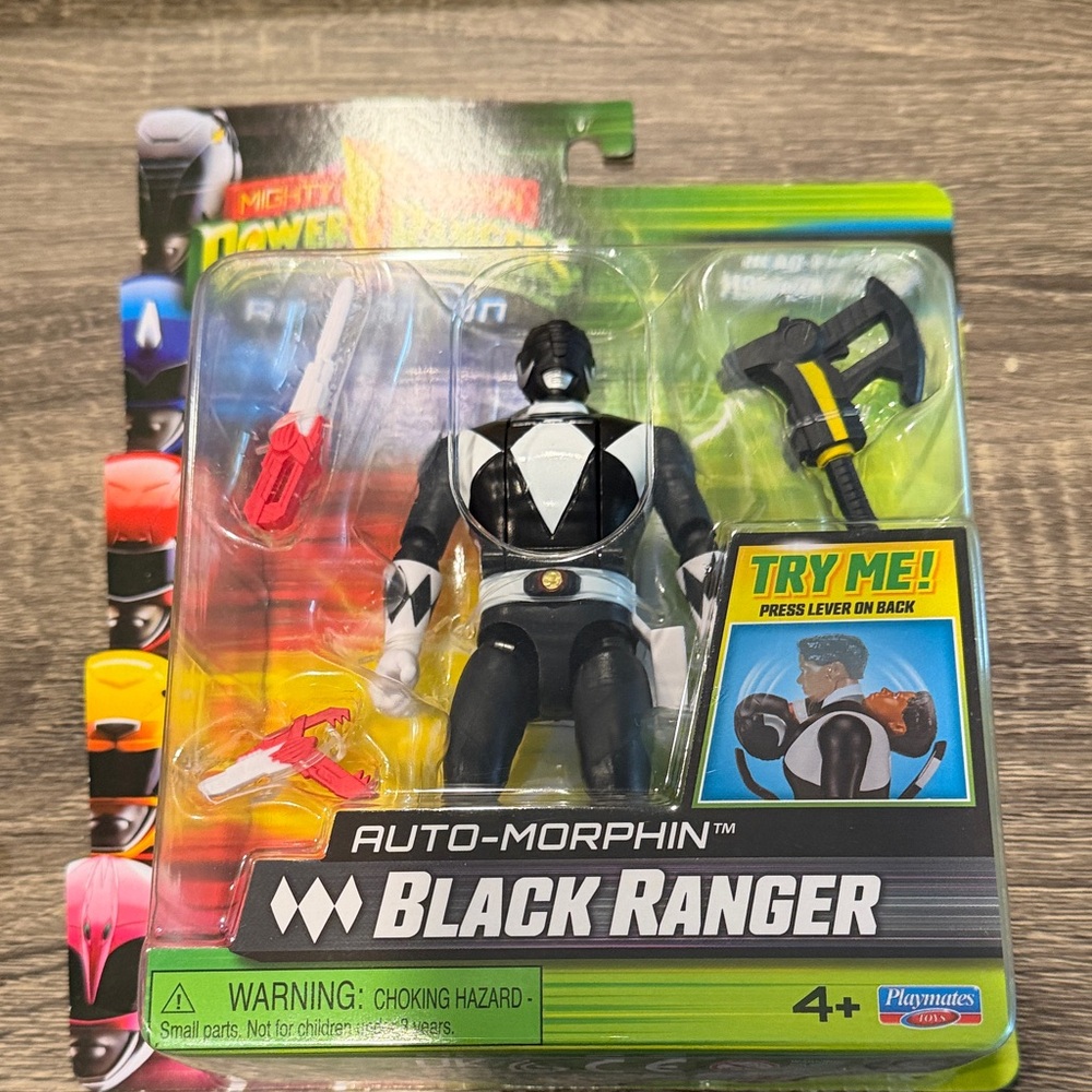 Power Rangers Black Ranger Figure